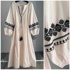Zara Embroidered Dress New